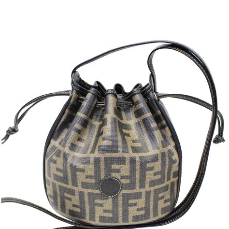 fendi bucket bag brown|fendi drawstring bucket bag.